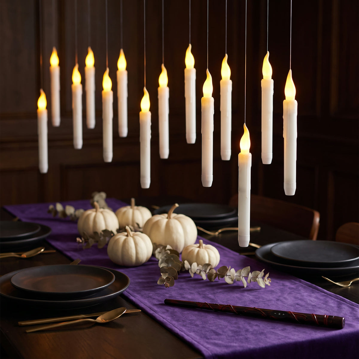 Floating Candles with Magic Wand Remote
