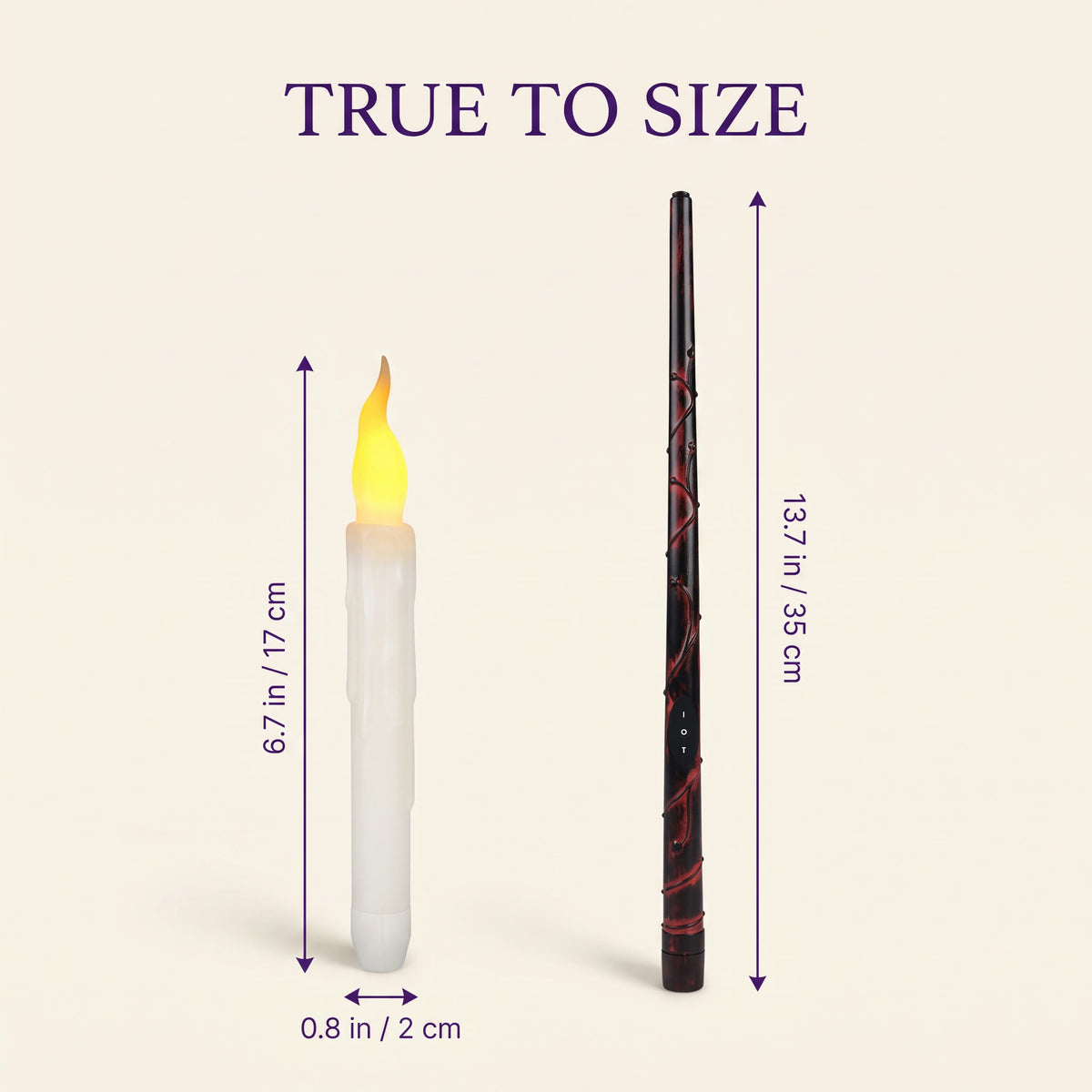 Floating Candles with Magic Wand Remote