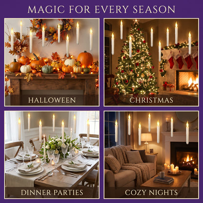 Floating Candles with Magic Wand Remote